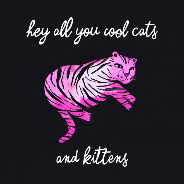 Hey you all cool big cats kittens pink tiger by ninoladesign